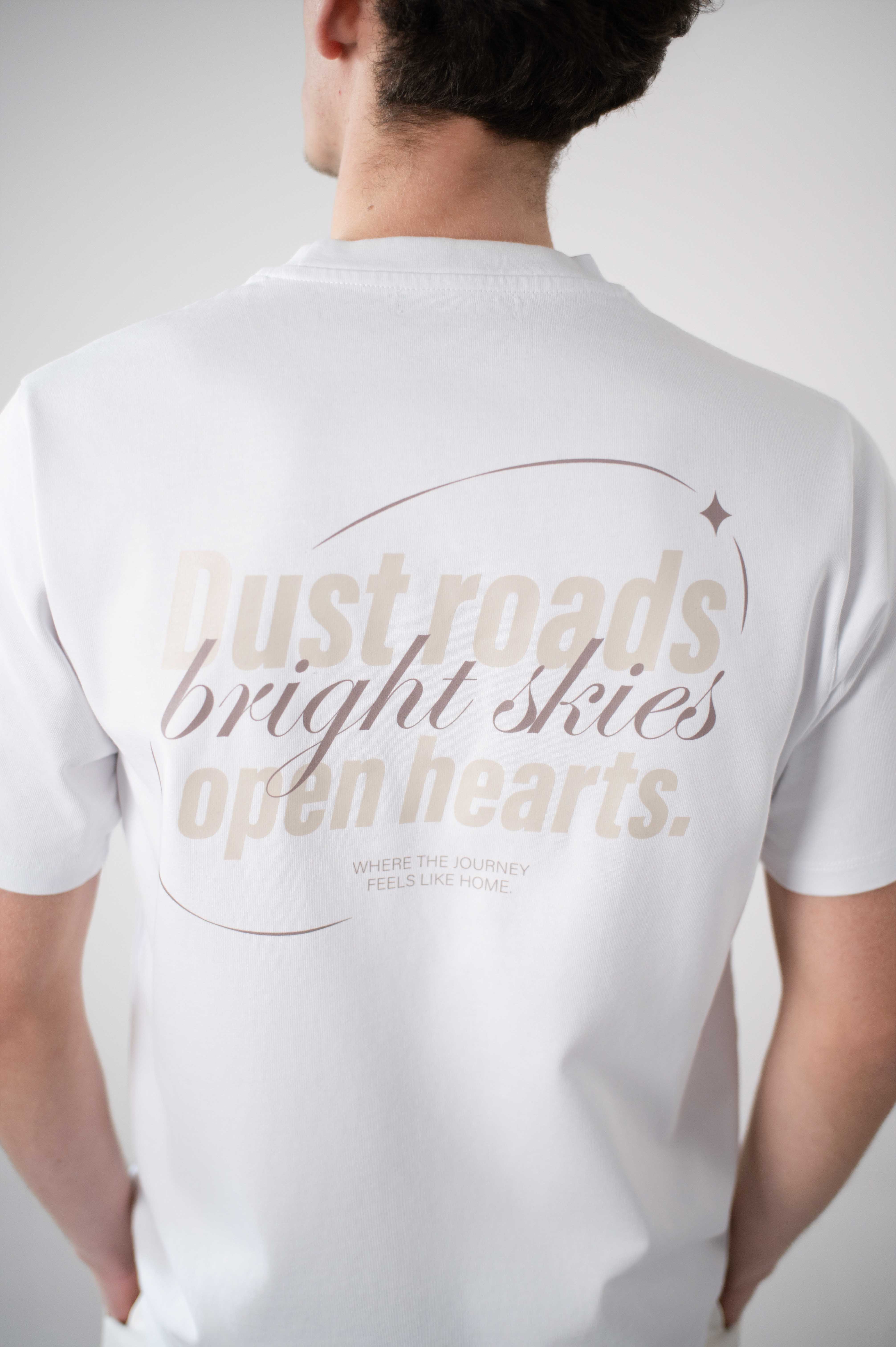 T-Shirt Dust Roads Branca