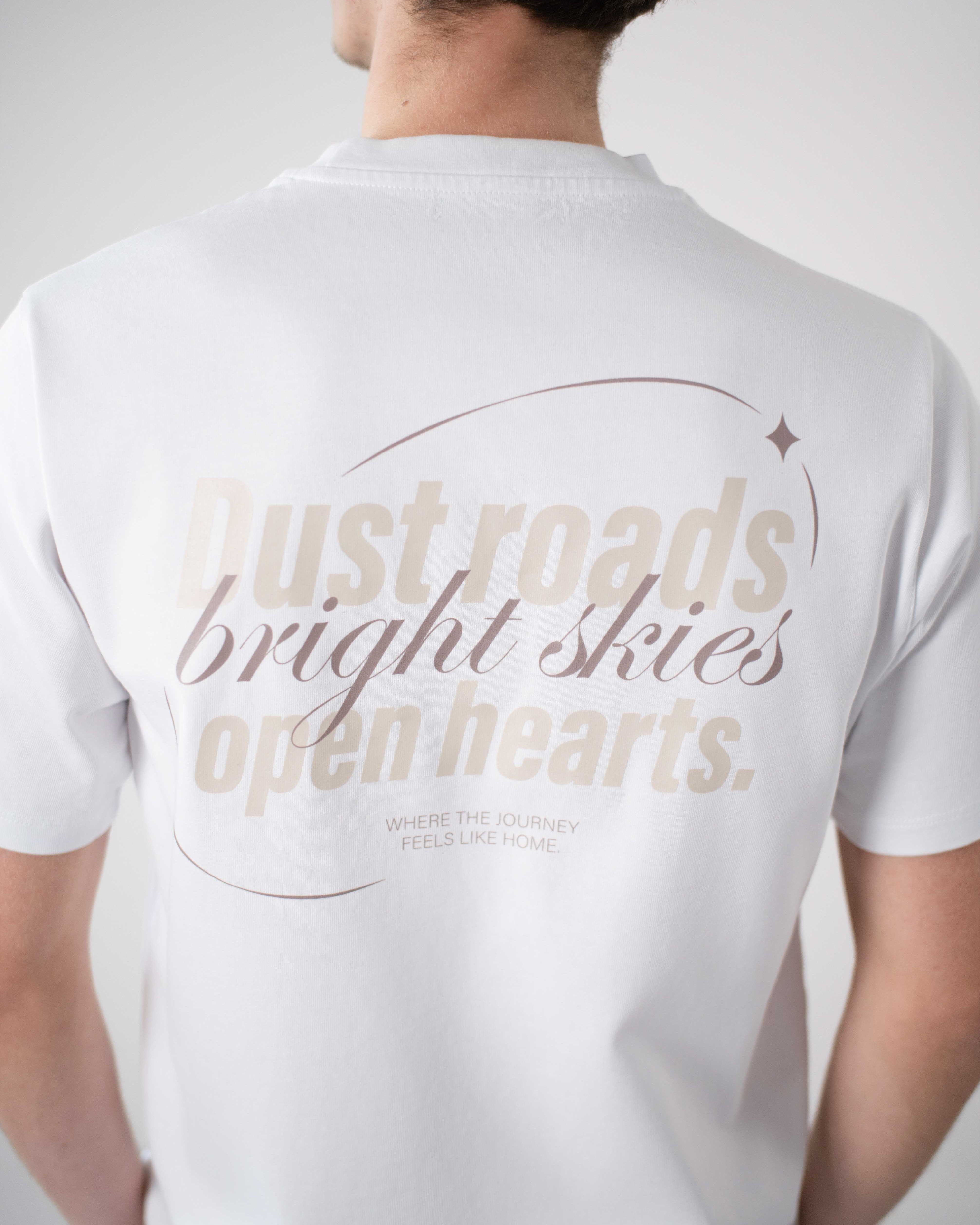 T-Shirt Dust Roads Branca