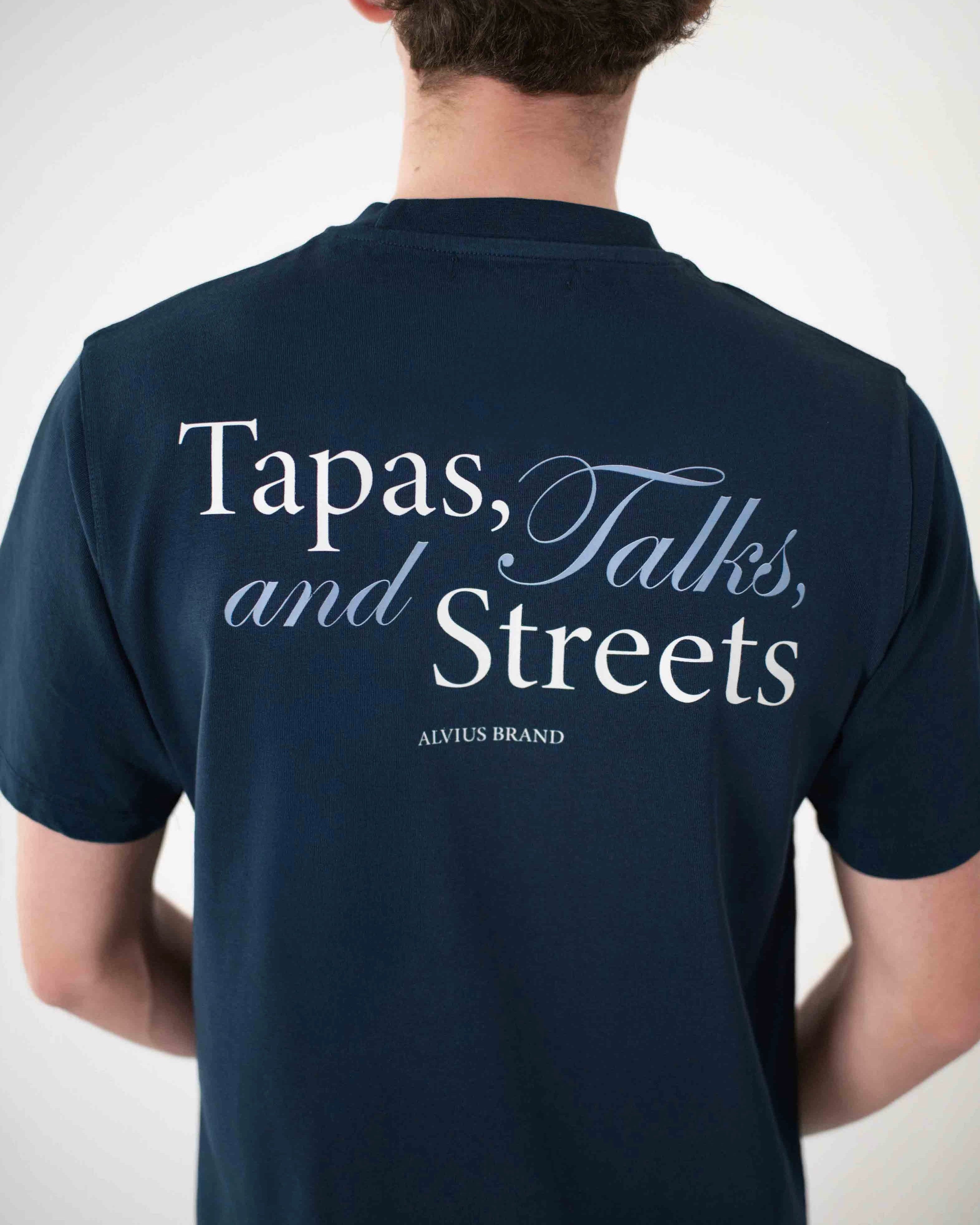 T-shirt azul marinho alvius