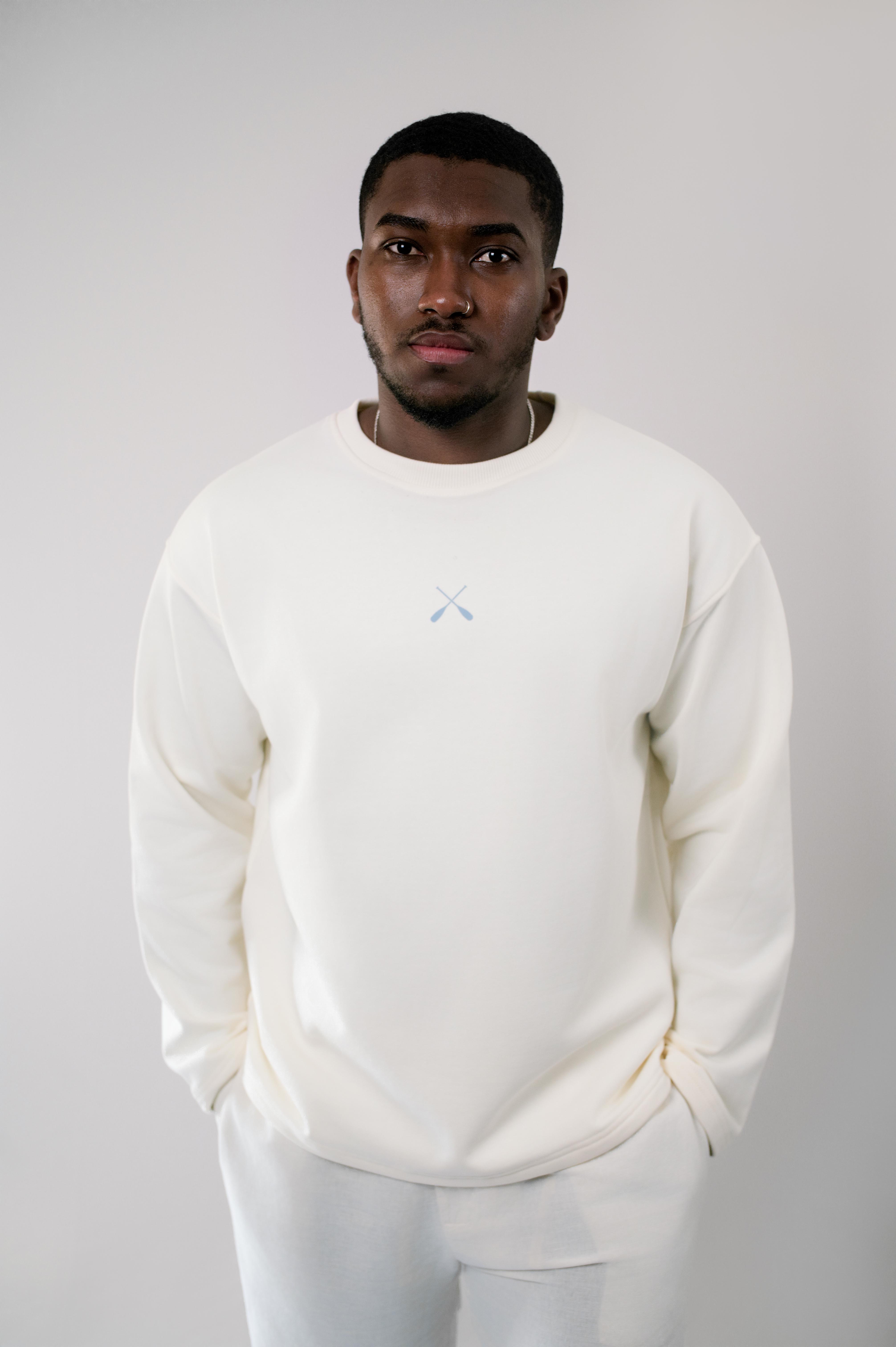 Sweatshirt - longsleeve - creme com o estampado "No hay verano sin beso" Alvius