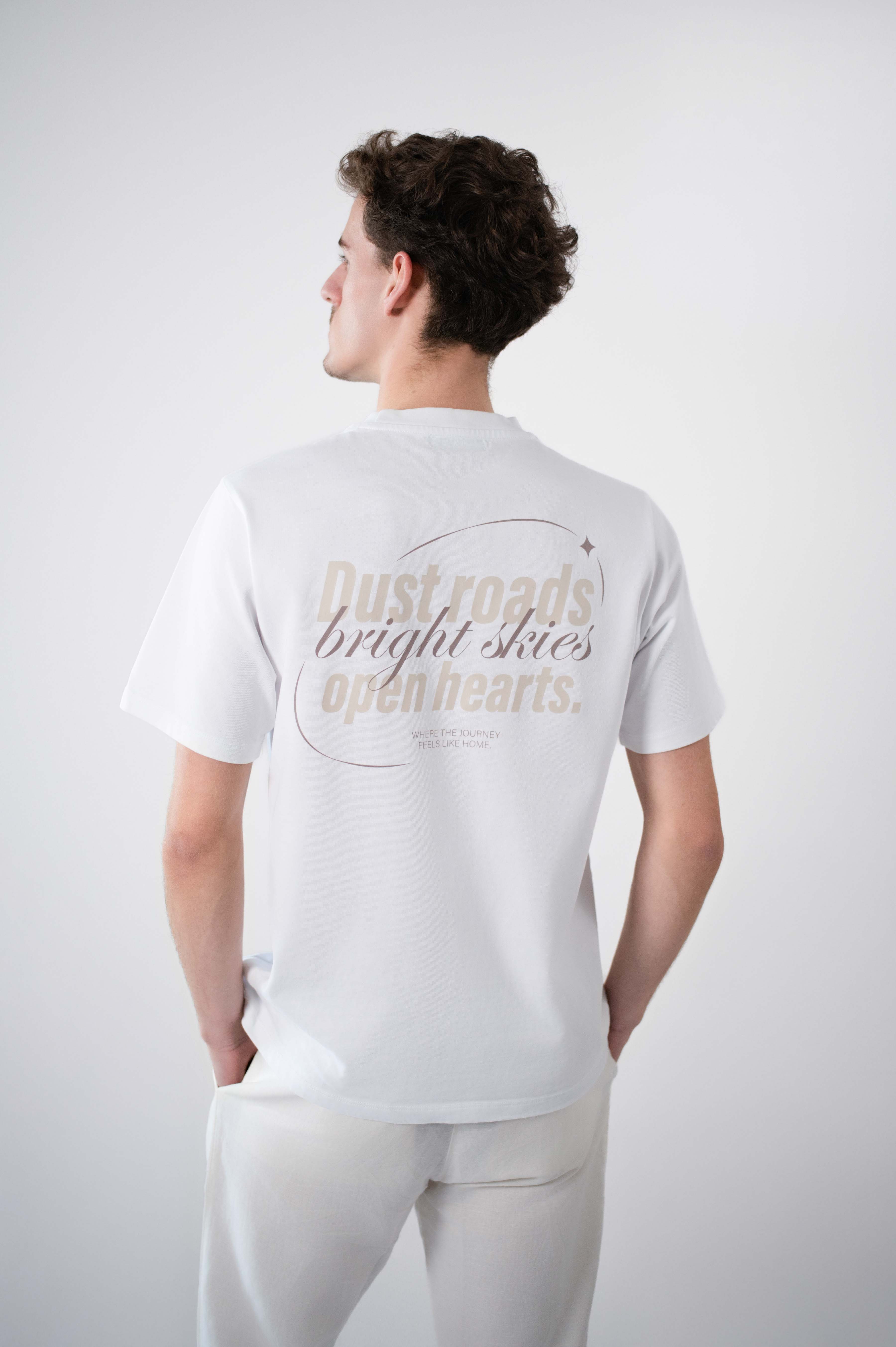 T-Shirt Dust Roads Branca