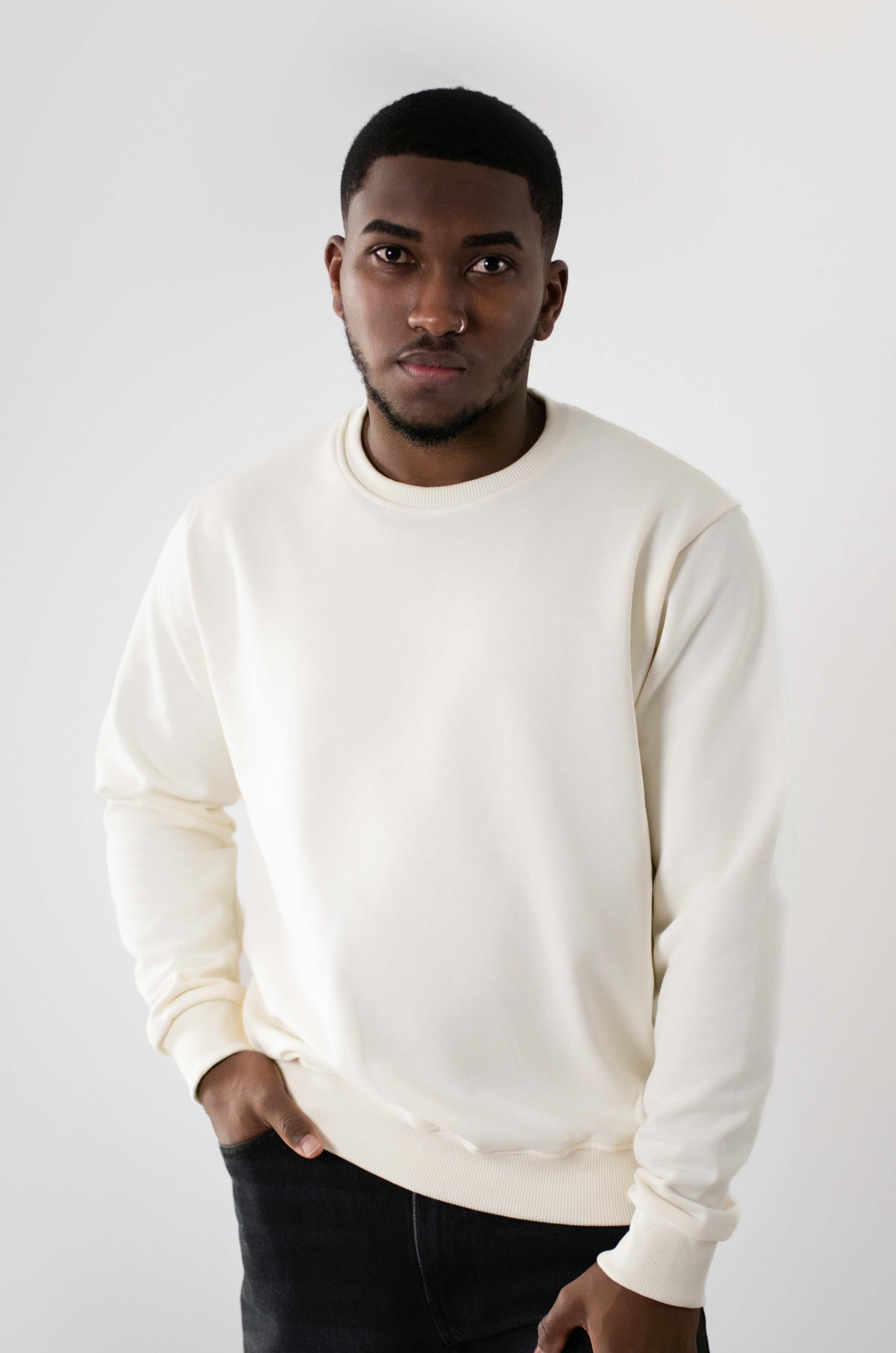 Sweatshirt básica creme Alvius Brand